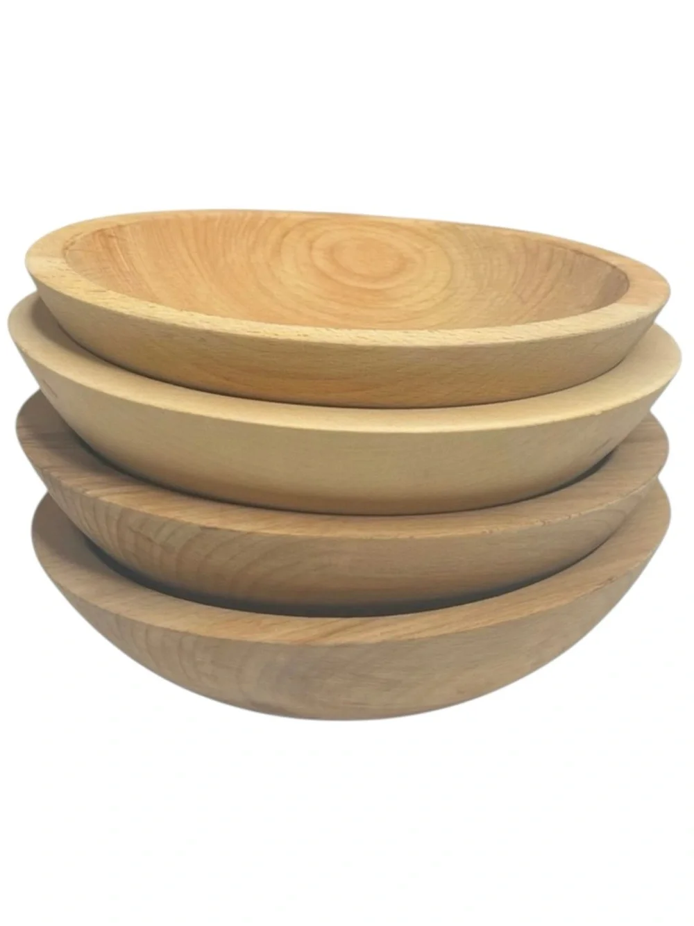 Vintage: Williams Sonoma 𖦹 Set of 4 Hand Carved Maple Salad Bowl 𖦹